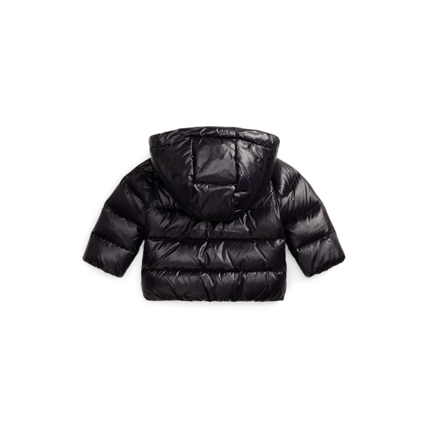 Glossy Down Hooded Jacket