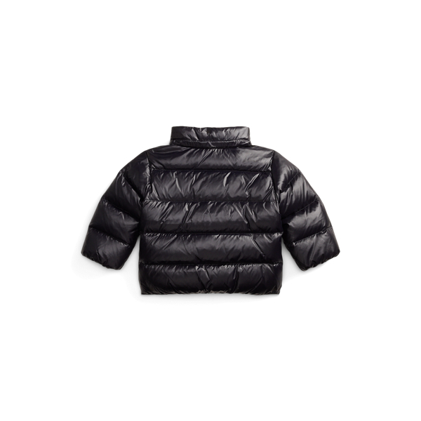 Glossy Down Hooded Jacket