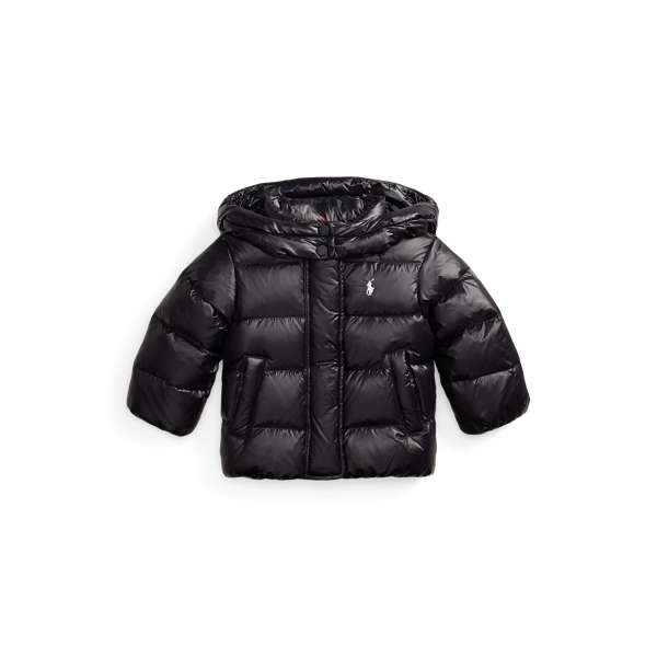 Glossy Down Hooded Jacket