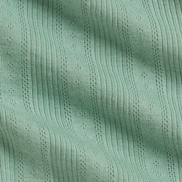 Combishort boule en coton pointelle Baby Girl en Menthe mystique 3