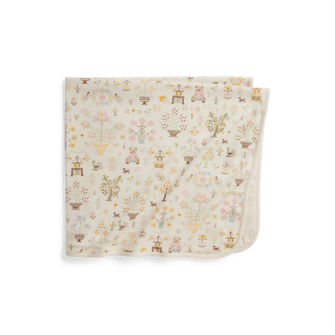 Детский плед Ralph Lauren Polo Bear Cotton Interlock Blanket, цвет: Petite Point Baby Bear