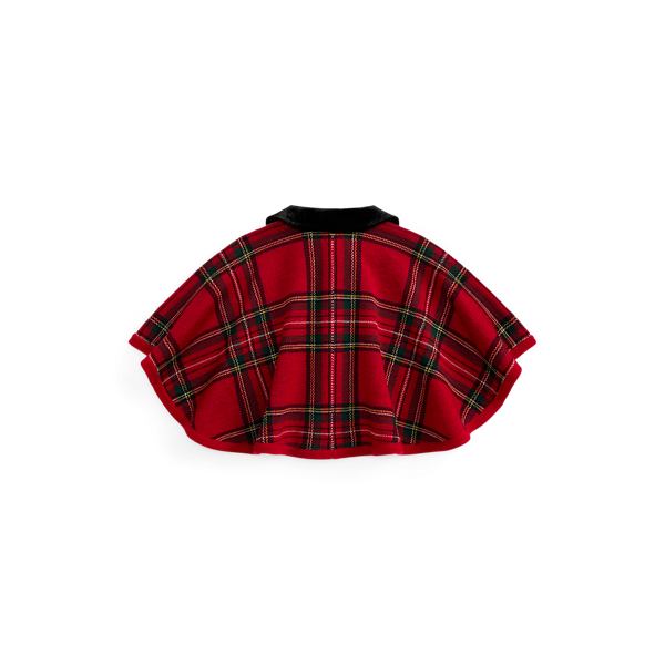 Plaid Wool Poncho