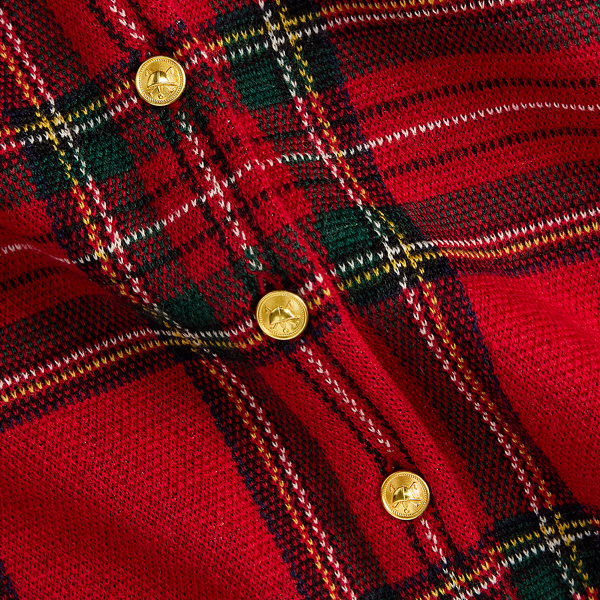 Plaid Wool Poncho