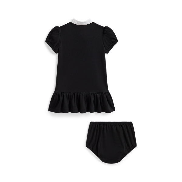Tuxedo Cotton Ponte Dress & Bloomer