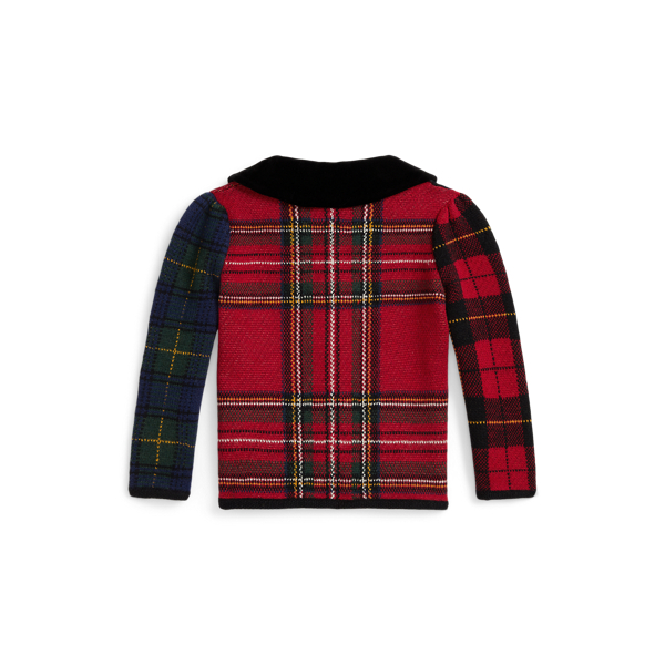 Cardigan &eacute;cossais en laine et coton