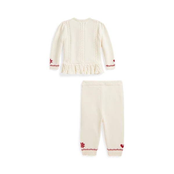 Pull et pantalon en coton peign&eacute;