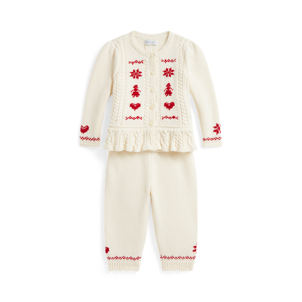 Pull et pantalon en coton peign&eacute;