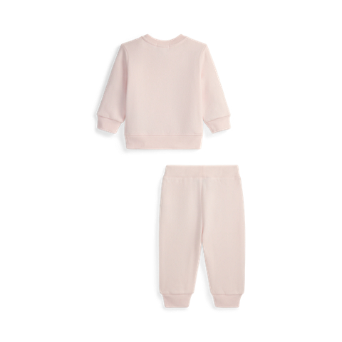 Детские комплекты Ralph Lauren Polo Bear Fleece Sweatshirt & Pant, цвет: Розовый