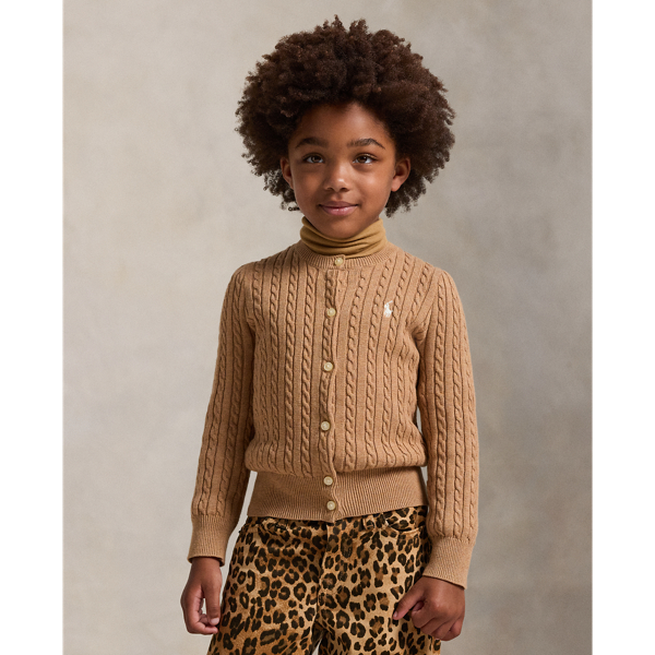 Cardigan à mini-torsades en coton