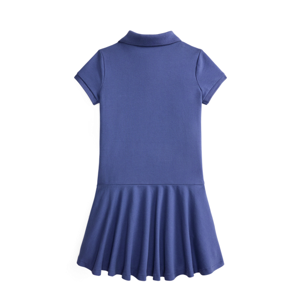 Stretch Mesh Polo Dress