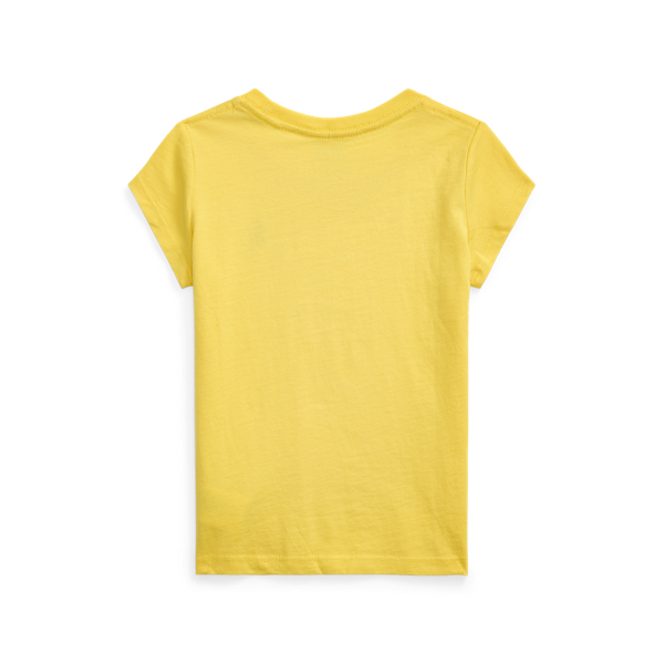 Oasis Yellow Cotton Jersey T-Shirt Girls 2-6x 2