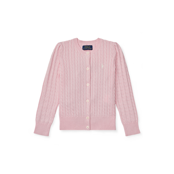 Mini-Cable Cotton Cardigan