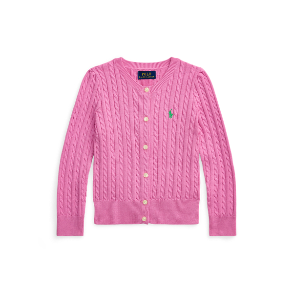 Mini-Cable Cotton Cardigan
