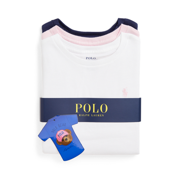 Cotton Jersey Crewneck Tee 3-Pack