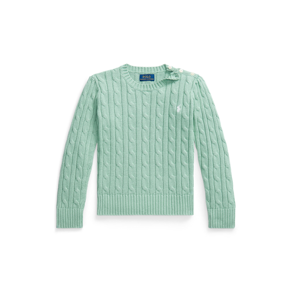 Maglia in cotone a trecce