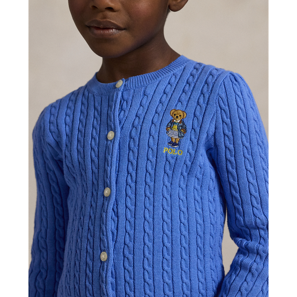 ラルフローレン☆Polo ベア ミニケーブル コットン カーディガン ポロベア【Ralph Lauren】ミニケーブル コットン カーディガン