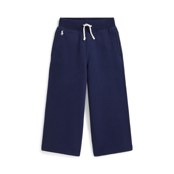 Fleece Wide-Leg Tracksuit Bottoms