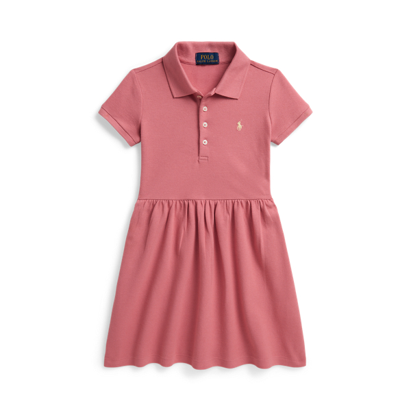 Piqué-Polokleid mit Stretch