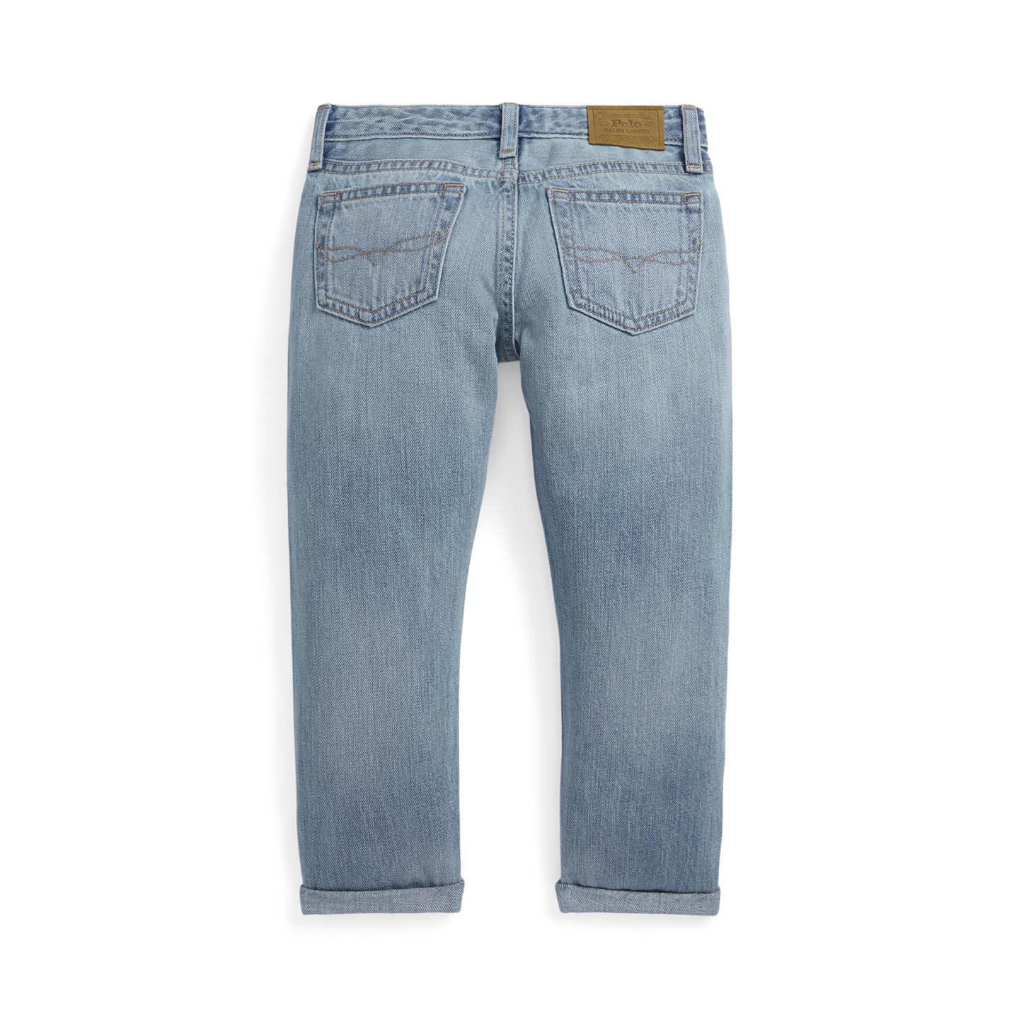 Детские джинсы Ralph Lauren Slim Taper Indigo, цвет: Варёный — фото 1