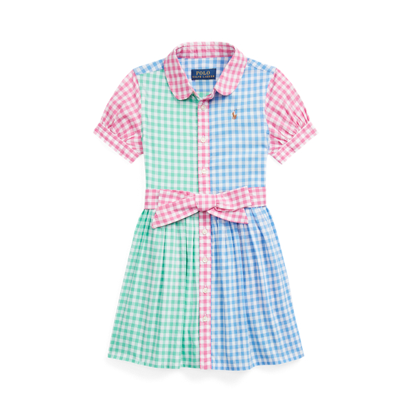 Vestido camisero Fun con cuadros vichy