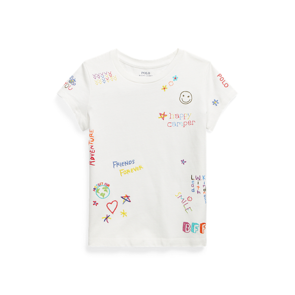 Camiseta estampada de punto de algod&oacute;n