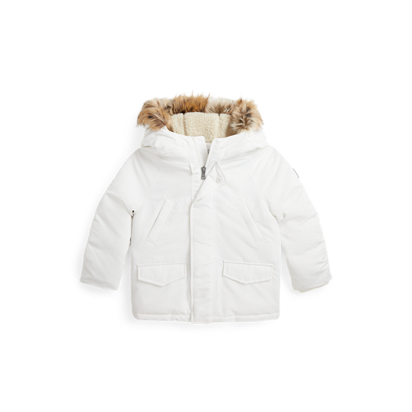 Faux-Fur-Trim Down Parka