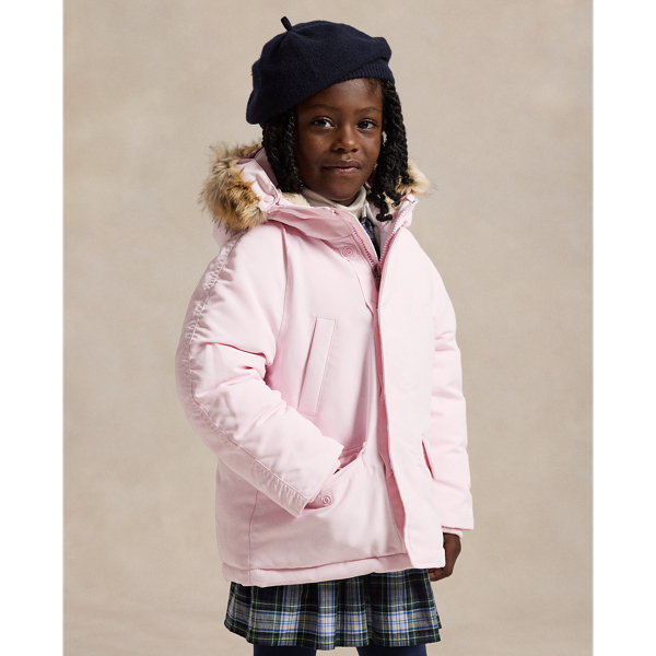 Girls padded jacket best sale