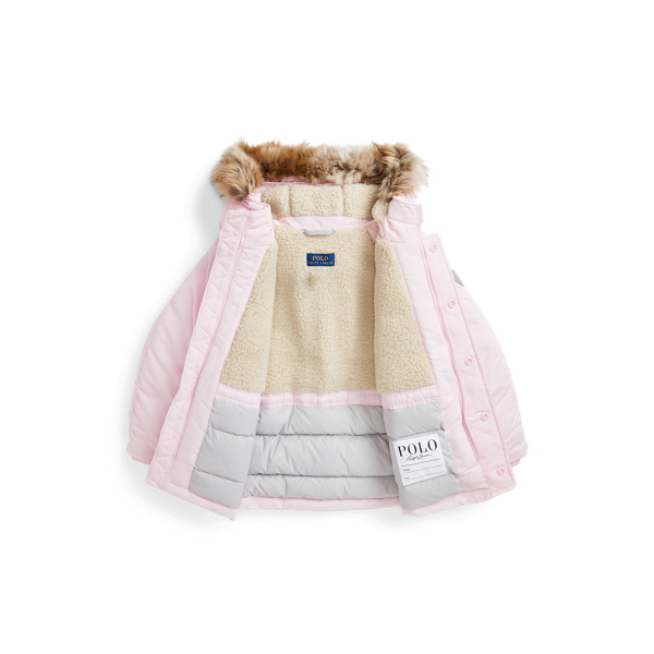 Faux-Fur-Trim Down Parka