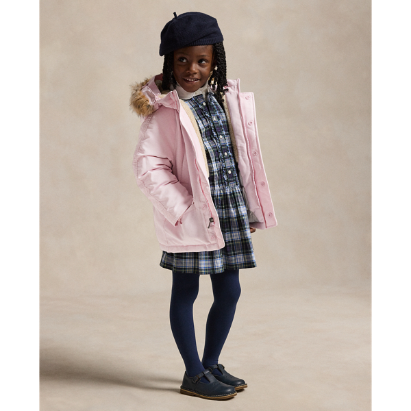 Faux-Fur-Trim Down Parka