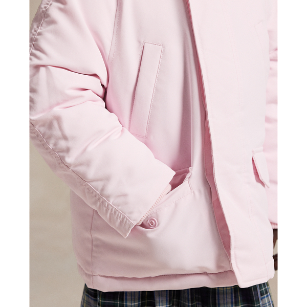 Faux-Fur-Trim Down Parka