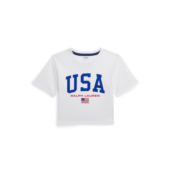 Logo Cotton Jersey Boxy T-Shirt