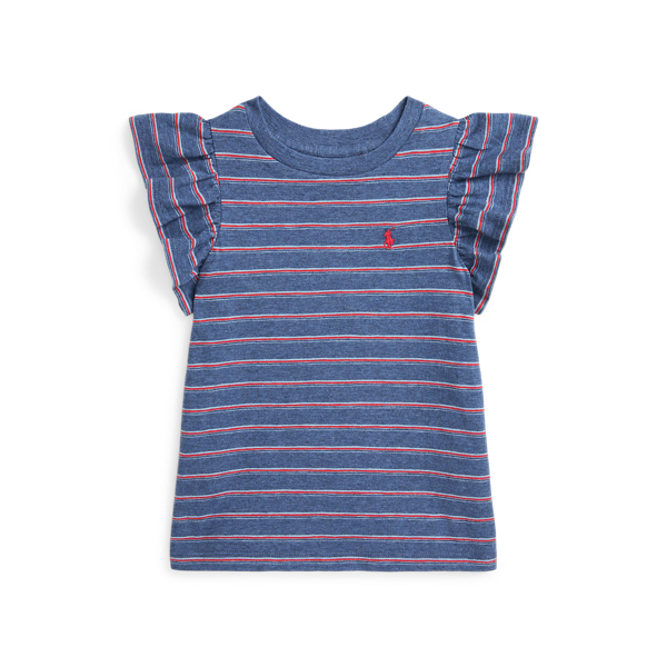 Striped Slub Jersey Tee