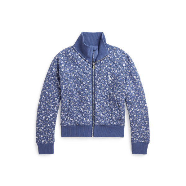 Floral Quilted Double-Knit Jacket Girls 1.5-6.5 Years 1