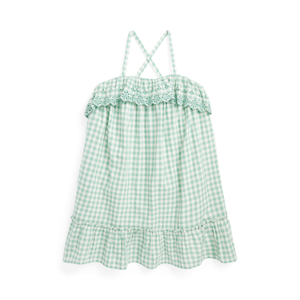 Robe vichy en coton madras