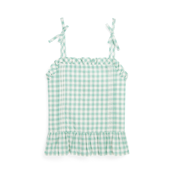 Haut vichy en coton madras