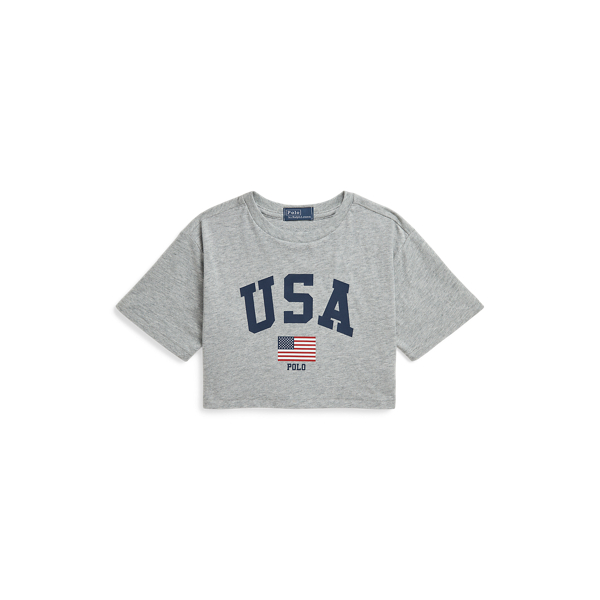 Team USA Cotton Jersey Boxy Tee