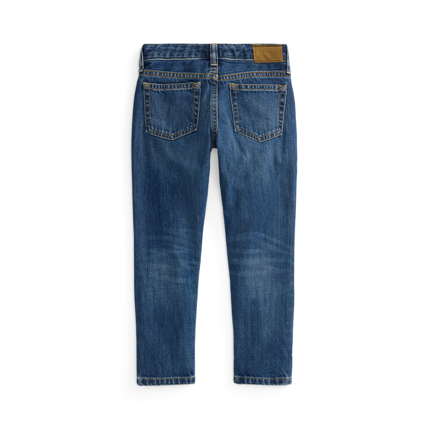Детские джинсы Ralph Lauren Slim Taper Indigo, цвет: Варёный — фото 1