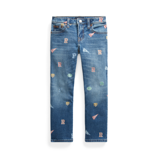 1433 store Ralph Lauren polo the astor slim boyfriend patched jeans 2T.