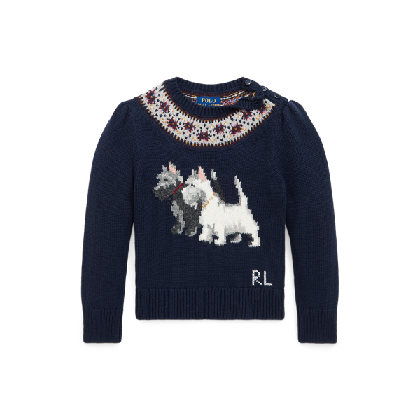 Polo Ralph Lauren Girls Beach Bear cheapest Crewneck Sweater