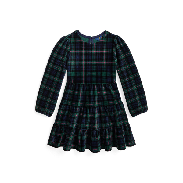 Plaid Corduroy Dress