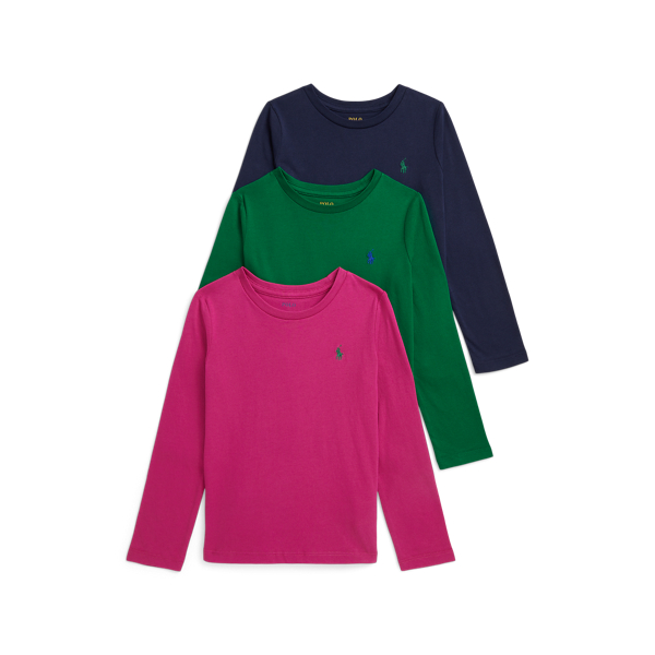 Dreierpack Langarm-T-Shirts