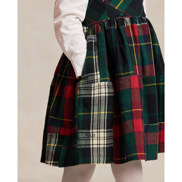Plaid kids dress sale