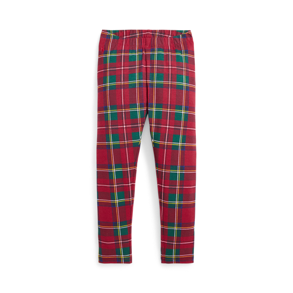 Girls Red Pants Leggings Ralph Lauren