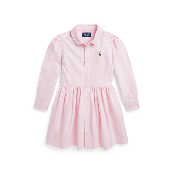 Vestido camisero oxford de algod&oacute;n