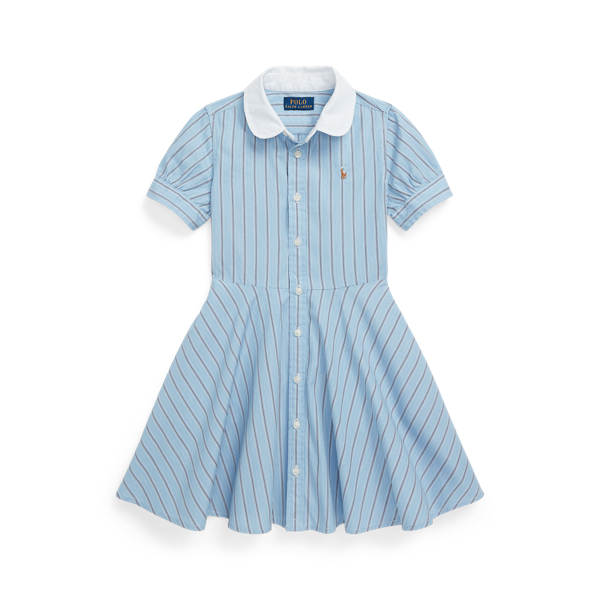 Striped Cotton Shirtdress