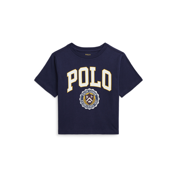 Logo Crest Cotton Jersey Boxy T-Shirt