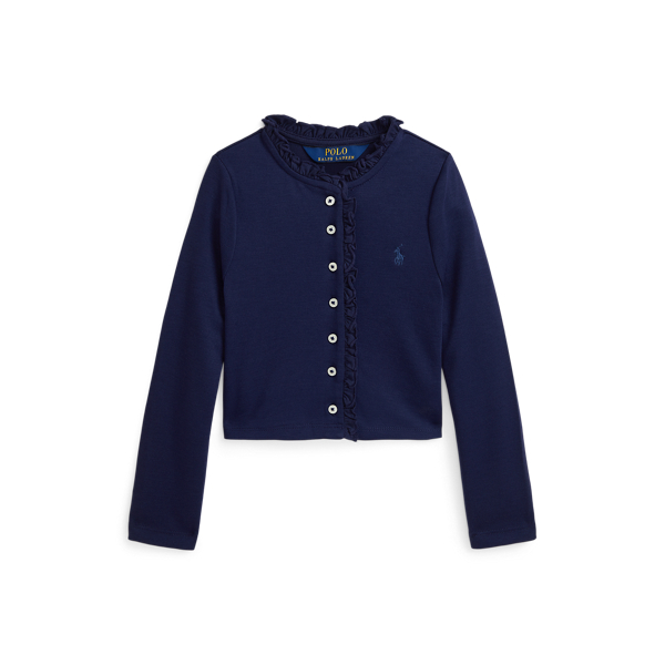 Casaco de malha com folhos Ponte Girls 1.5-6.5 Years em 1