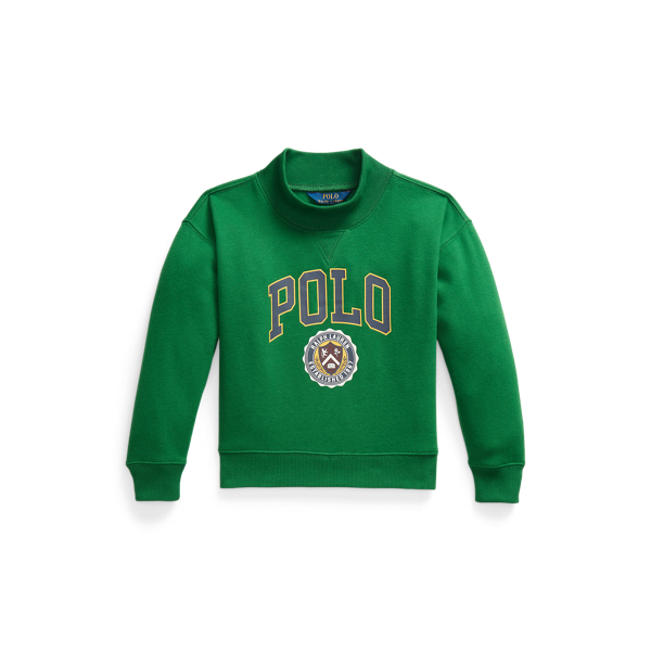 Sweat à écusson en molleton