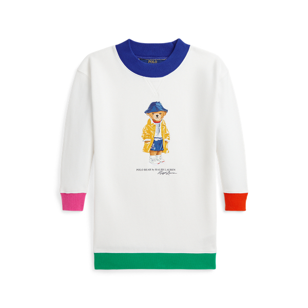 Polo Bear Fleece Sweatshirt Dress