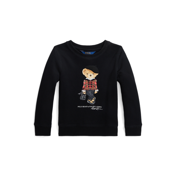 Fleece-Sweatshirt mit Polo Bear